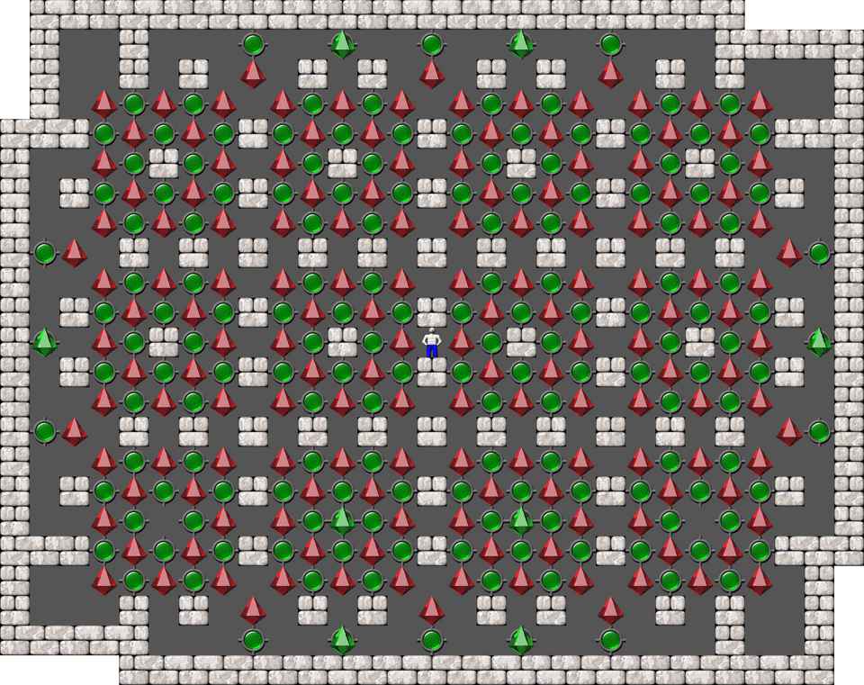Sokoban Sasquatch 06 Arranged level 61